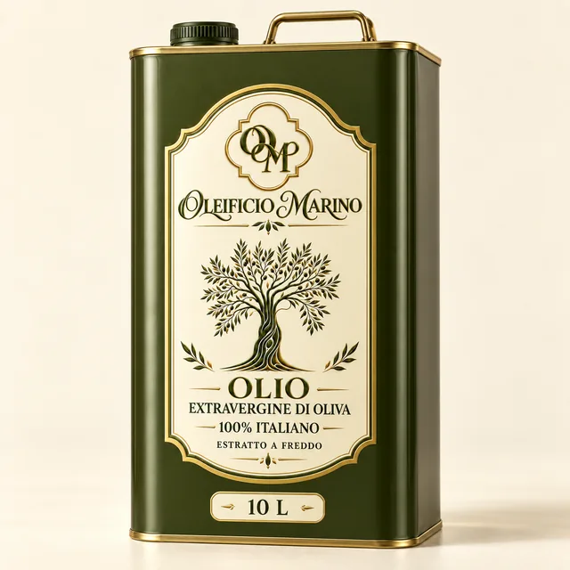 Latta da 10 litri di olio extravergine Oleificio Marino